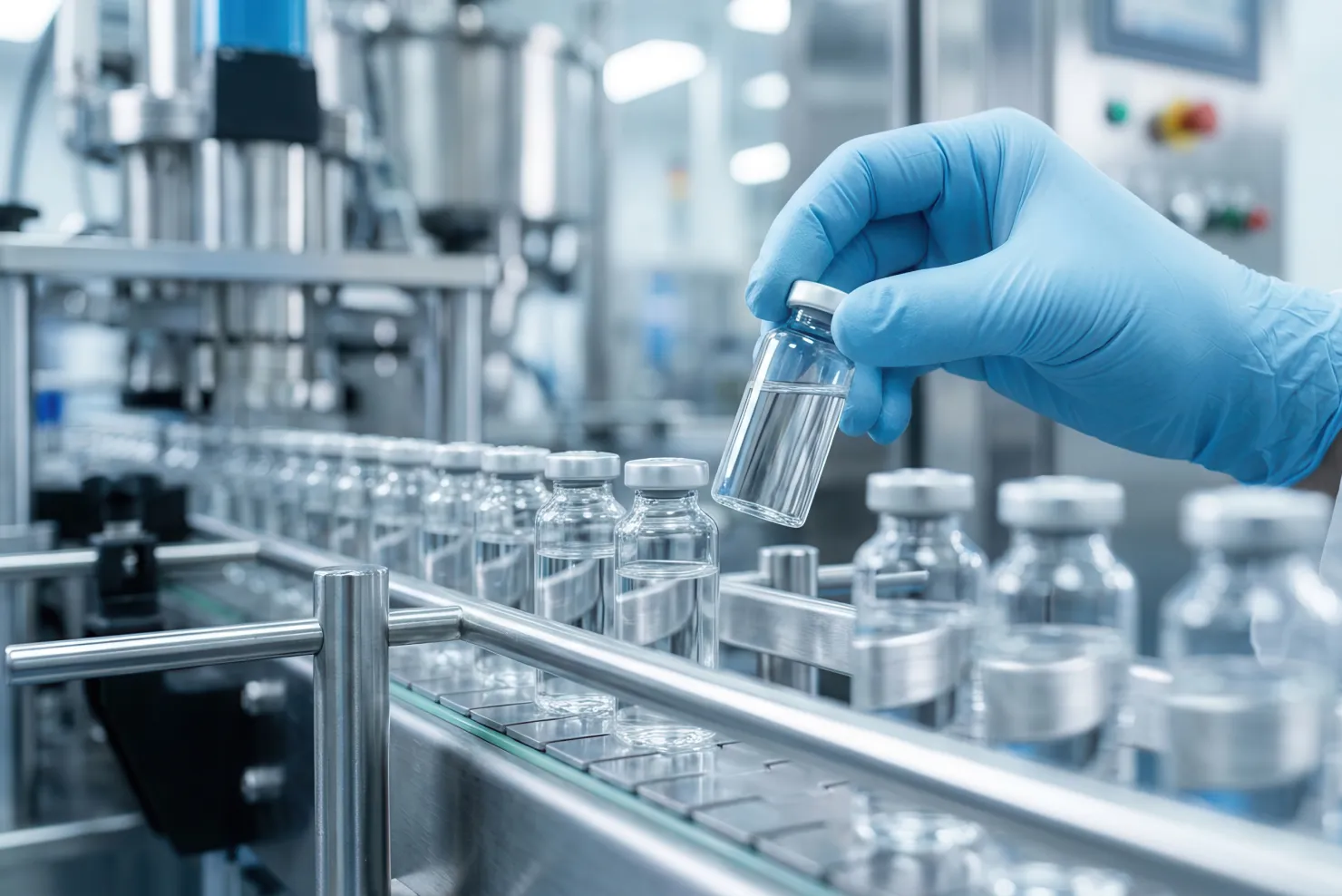 製薬工場の製造ライン